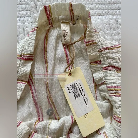 Elan International Strapless Stripe Maxi Cover-Up Dress - Picture 9 of 13